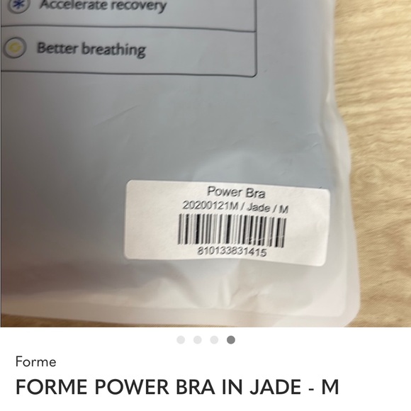 Forme gently worn power bra teal
Medium - Picture 2 of 2